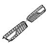 2pcs Front Bumper Fog Light Grille Cover Trim 8T0807681M Car Exterior Decoration Replacement for S5 A5 SLine Models