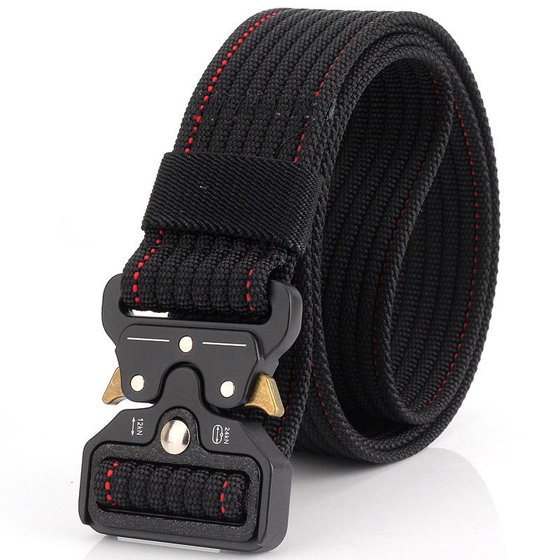 New Quick Release Cobra Belt, Nylon Outdoor Sports Men's Belt