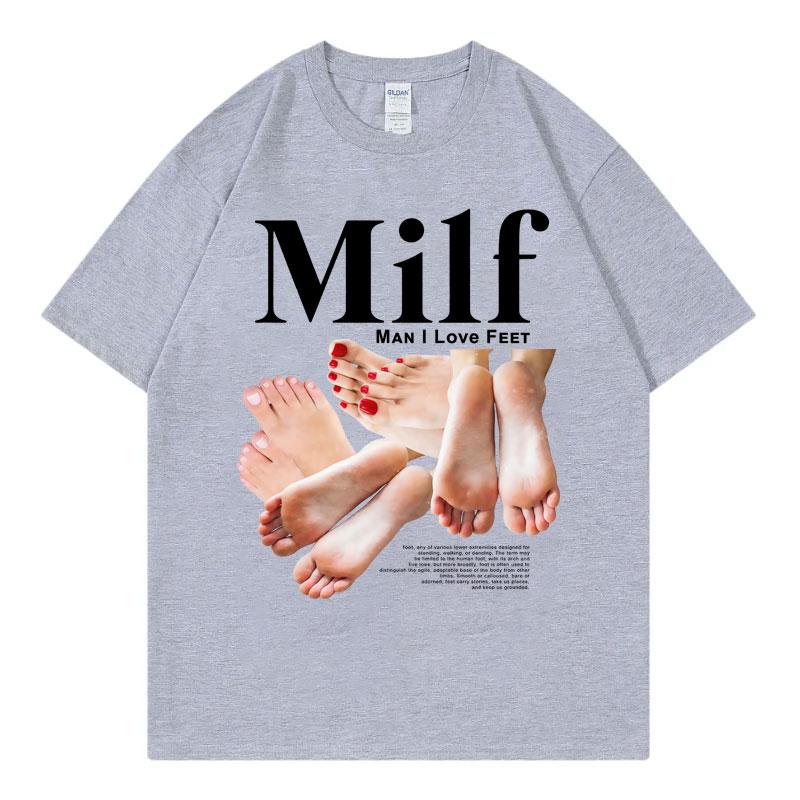 Man I Love Feet Funny Meme Graphic T Shirts High Quality Fashion Short Sleeve Tshirt Men Women Casual Loose Tshirts Streetwear