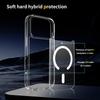 Clear MagSafe Magnetic Shockproof Phone Case for iPhone 16 15 14 Pro Max TPU+PC Protective Cover