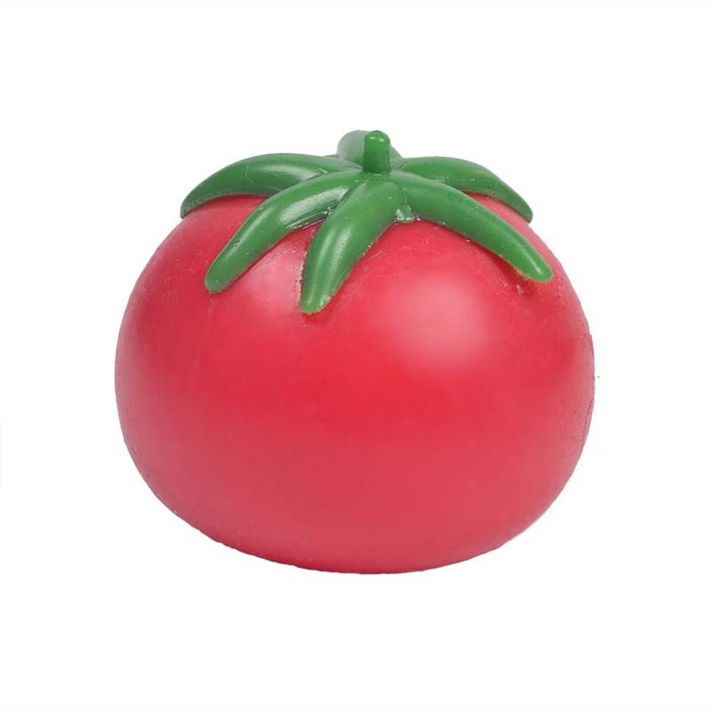 Pomodori Squishy Arancioni Palline Antistress per Adulti Palline di Pasta alla Frutta Palline Elastiche per Ansia Giocattolo Antistress Regalo