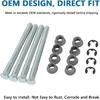 Door Hinge Pin And Bushing Repair Kits Compatible With Chevy S10 GMC S10 Pickup Blazer GMC S15 Pickup 1994-2004 Sonoma Jimmy Oldsmobile Bravada Door