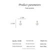 Korean Fashion Cat's Eye Diamond Studs: S925 Sterling Silver Earrings for Women
