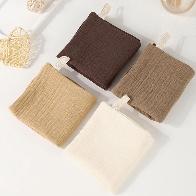 5Pcs Baby Wipes Cloths Handkerchief Square Drool Bibs Washcloths Nursing Towel Baby Wipe Breathable Face Towel for Baby
