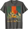 Retro Bear Graphic - Mountains Nature Outdoor Vintage T Shirt