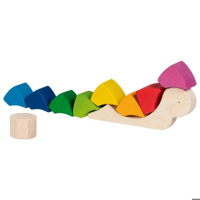 Puzzle et jeu de construction - escargot - goki