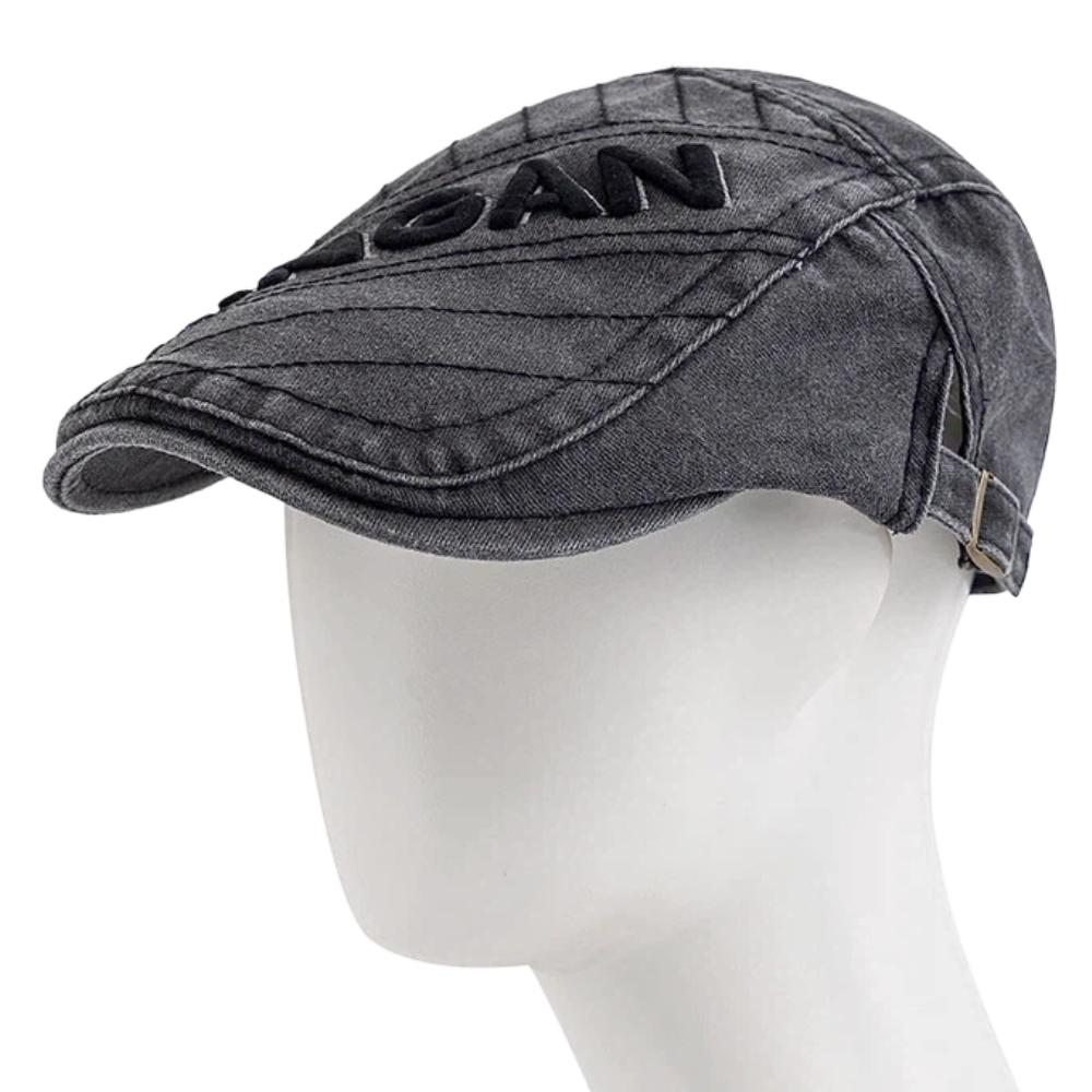 Nový styl Unisex Vintage Prané Baretky Klobouk Vyšívané Kovbojské Klobouky Pro Muže Ženy Retro Plochá Čepice Venkovní Neformální Streetwear Čepice