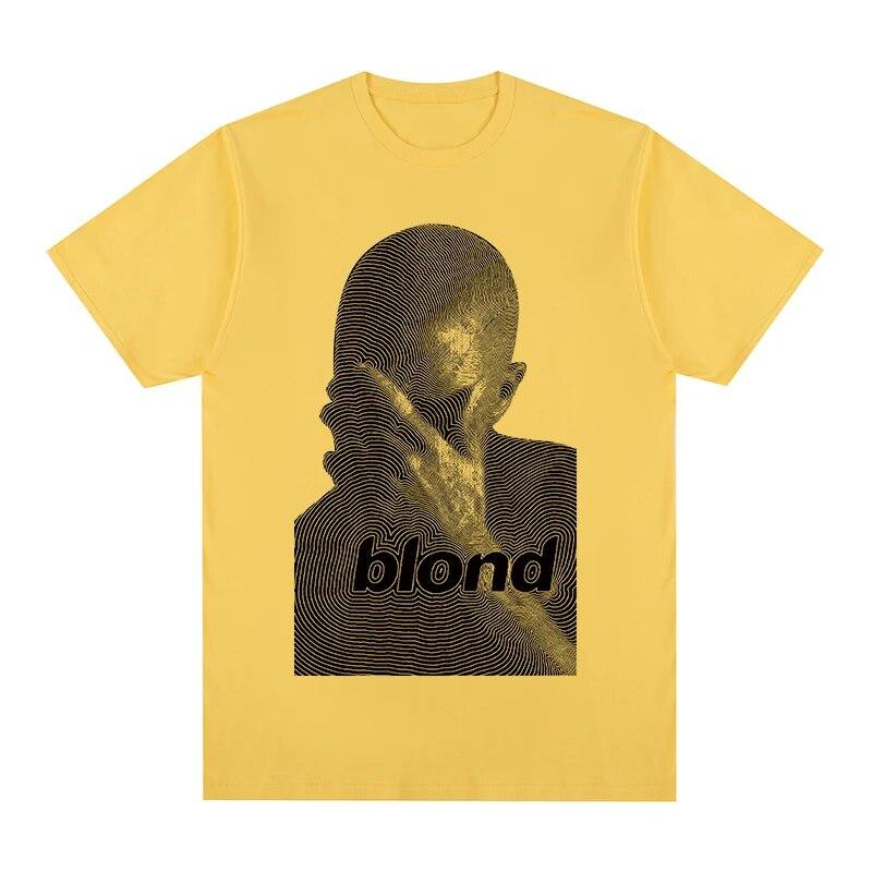 

Винтажная футболка Blond Frank в стиле хип-хоп, хлопковая футболка унисекс, новая футболка, женские топы унисекс 4XL