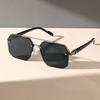 New Versatile Sunglasses Fishing and Travel Sunshade Glasses European and American Stylish Box Sunscreen Sunglasses for Women