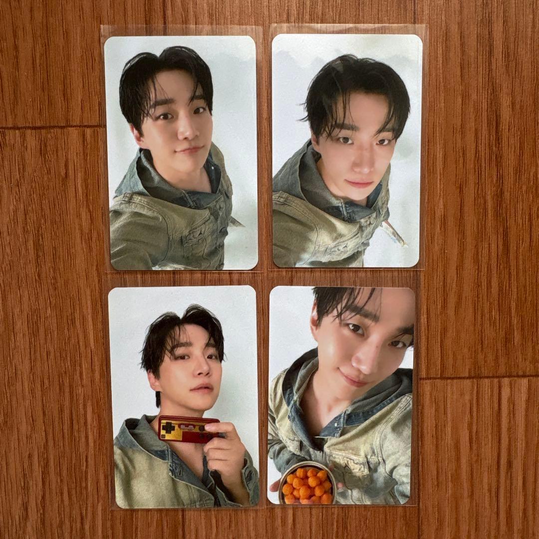 [USED] South Korea 2PM Junho Penpen Pop-up MD Purchase Bonus Lucky Draw Photocard Set of 4