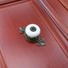 KAK Antique Bronze Ceramic Drawer Knobs Cabinet Cupboard Handles European Style Knobs Single Hole Handles Furniture Hardware