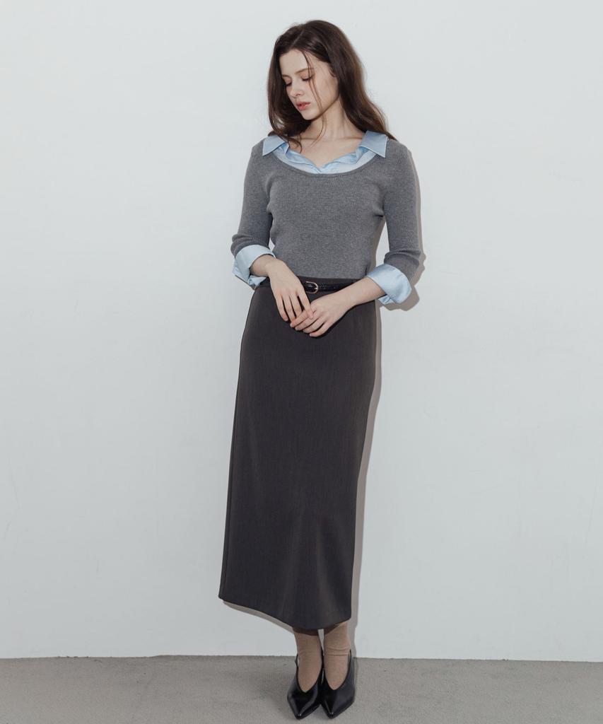 Rotre Domin Pencil Long Skirt