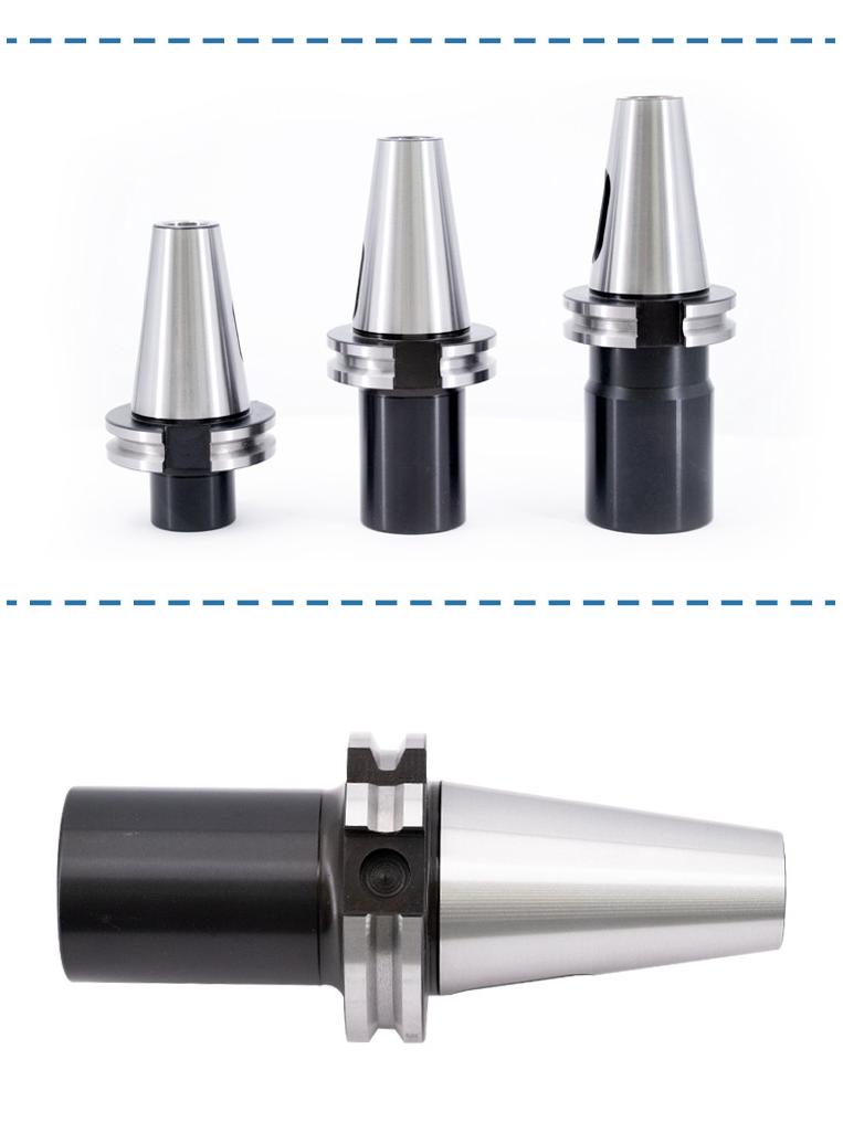High-Precision SK40-MTA Morse Taper Flat Tail Milling Cutter Shank CNC Tool Holder