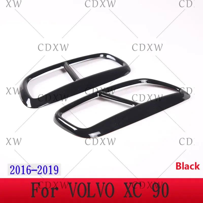 For Volvo XC60 S60 XC90 S90 V90 Stainless Steel Car Tail Muffler Exhaust Pipe Output Cover Decorative Cover Car Accessories