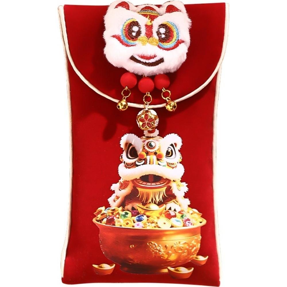 Chinese Style New Year Money Envelopes 2026 Horse Year Lucky Money Bag Money Pocket Kids Gift