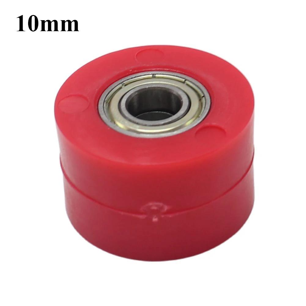 M10 Drive Chain Roller Pulley Wheel Slider Tensioner Wheel Guide For Street Bike Enduro Motorcycle Motocross CRF 10mm