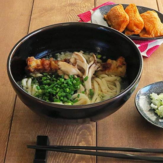 Yuzu Tenmoku Sanuki Rice Bowl 21cm (Outlet included) (Large)