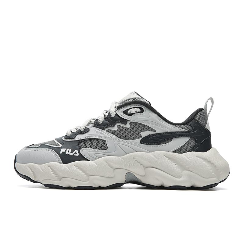 FILA FERN 2S Cushioning Abrasion Resistant Breathable Coverage Lightweight Height Increasing Low top Chunky Sneakers F12M611113FMW