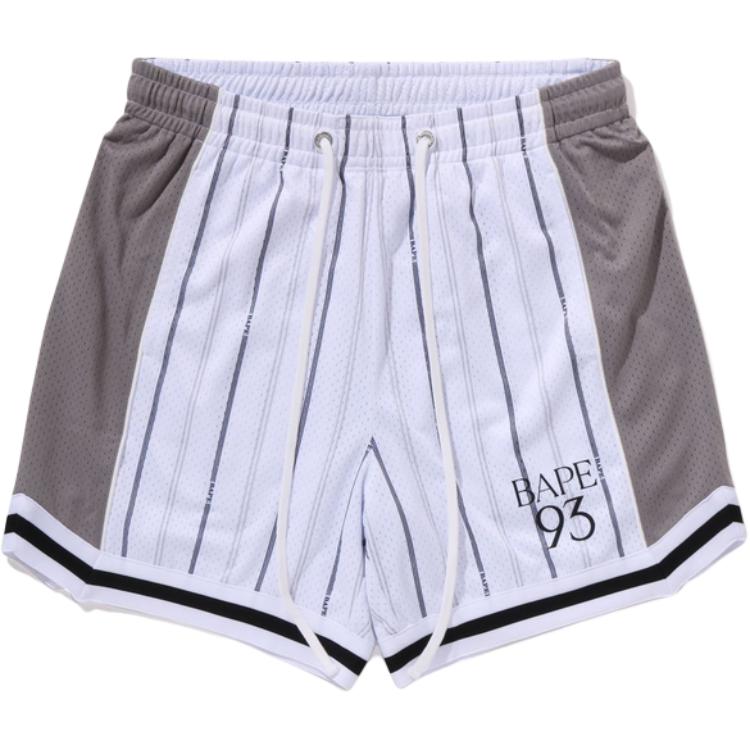 A BATHING APE SS25 Basketball Shorts Men's Moderate Straight Fit Pants 0ZXSPM153325O