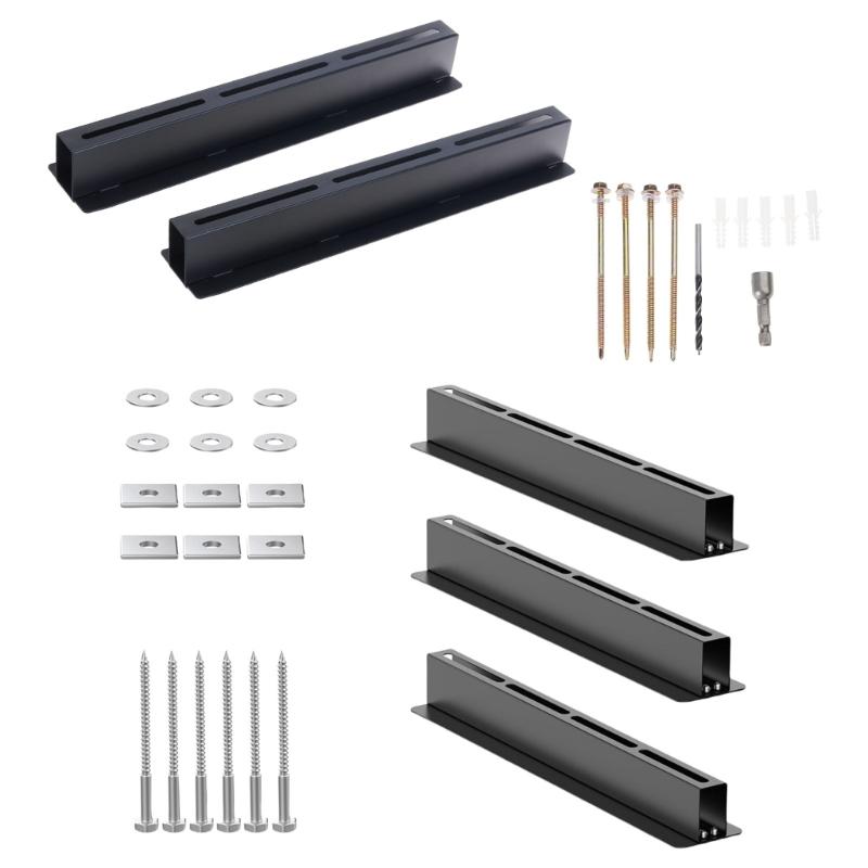 Multifunktions-Garagenregalsystem Karbonstahl Verstellbares Design Platzsparend Lagerung Widerstandsfähig Garagenregale 2/3 Stück