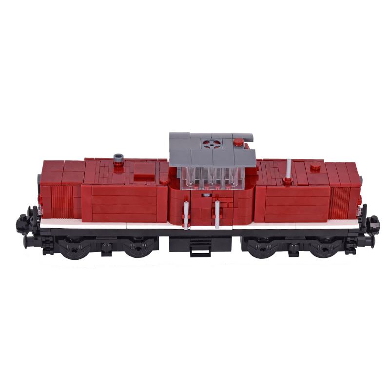 Creative V100 Diesel Locomotive Train Toys Model Rail Building Blocks Bricks DIY Technical Toys