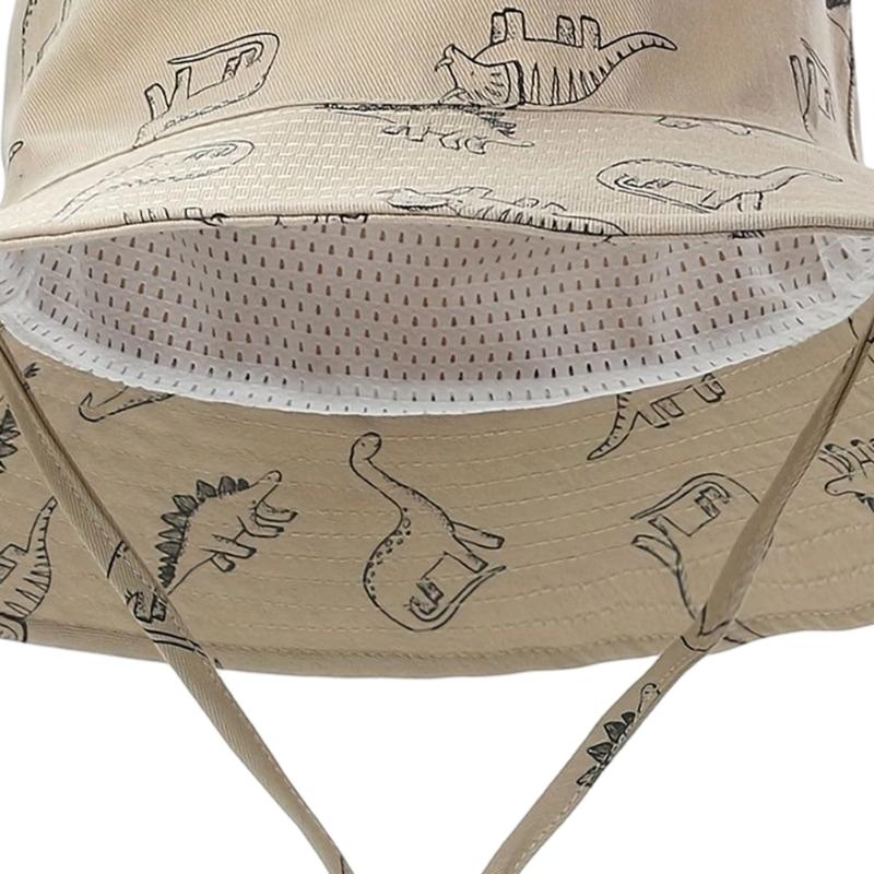 Animal Print Kids Fisherman Hat With Wide Brims Sun Protections For Children Boys And Girls Outdoor Activity Headwear