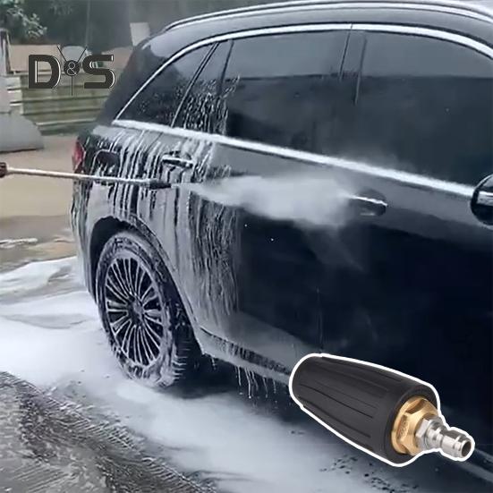Rotační mosazná tryska 4000 PSI Špičky tlakové myčky Turbo tryska 360° sprejová vysokotlaká čisticí tryska pro mytí aut