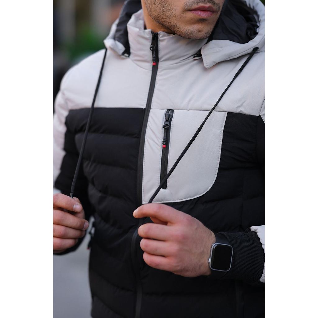 New Season Water And Windproof Removable Hooded Winter Puffer Coat