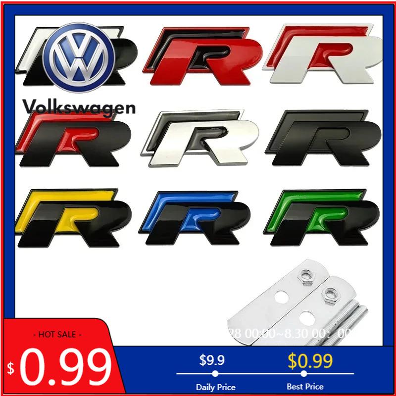 LMN1 VW 2026 Hot Metal Front Trunk Grille Emblem for Volkswagen Tiguan Bora Golf MK4 Passat B5 B6 Touran Jetta Beetle Fender Badge St