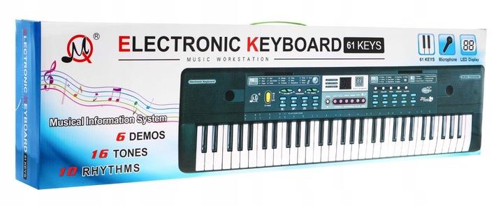 Keyboard Mq-6159 Ufb Organy Dla Dzieci Usb I Bluetooth