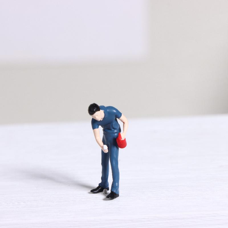 1 Pezzo 1/64 Miniatura Pographer Tavolo da Sabbia Paesaggio Mini Figura Modello Oggetti di Scena Creativo Pografia Esposizione Collezione Decorazione