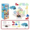 16/32/48 Pieces Fun Balance Stacking Jenga Table Games for Kids, Adults, Friends, Teams, Dorms, Family Game Nights and Parties, Christmas, Halloween