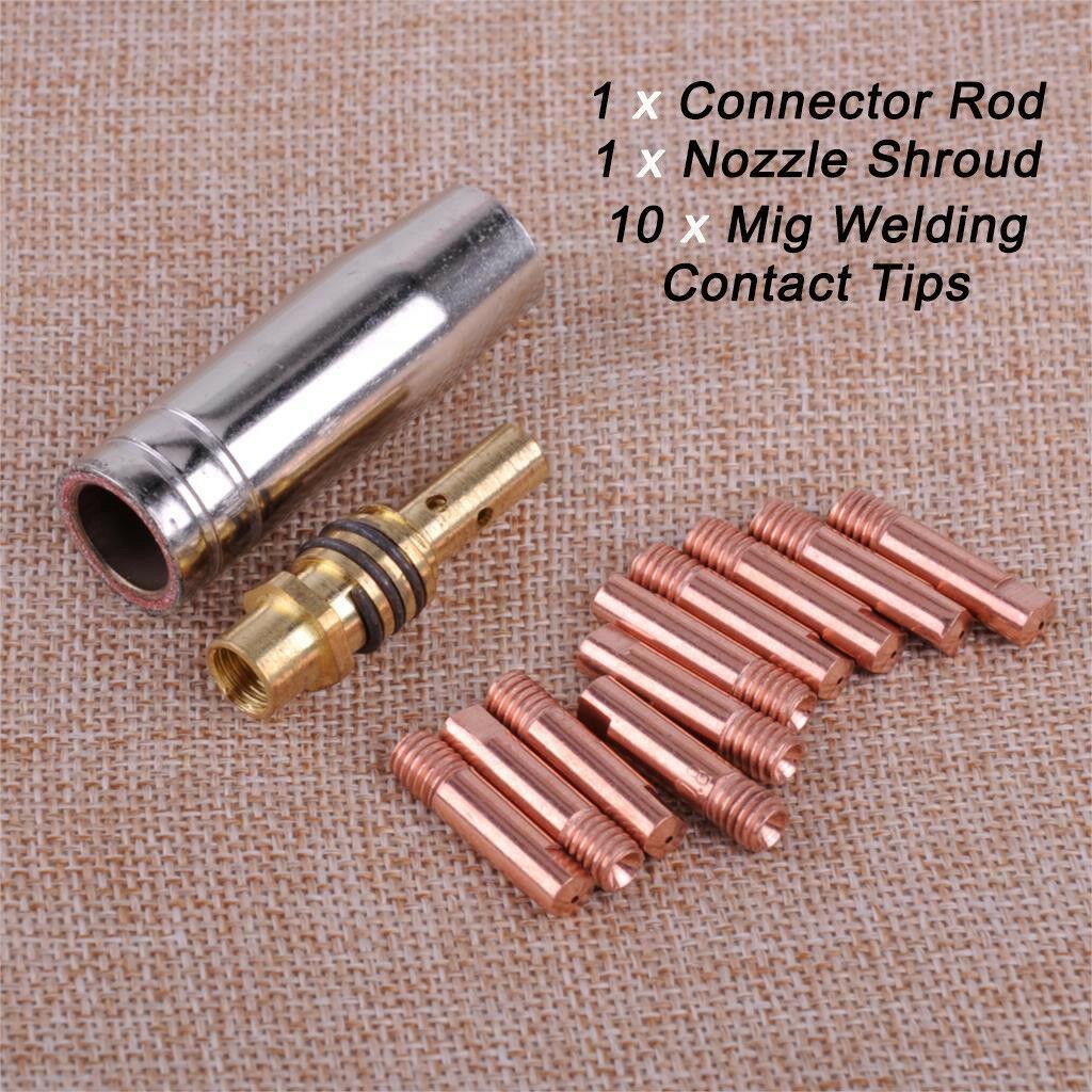 

15AK Welding Accessories MIG/MAG Welding Contact Tips 0.8x25mm Top Sale