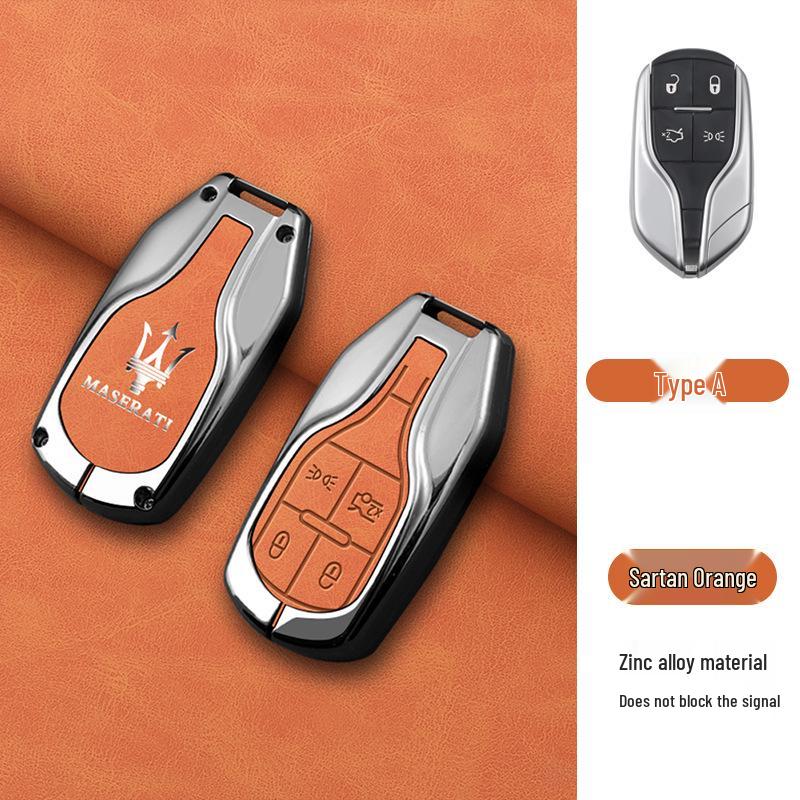 Maserati Levante/Ghibli Premium Key Case with Metal Shell