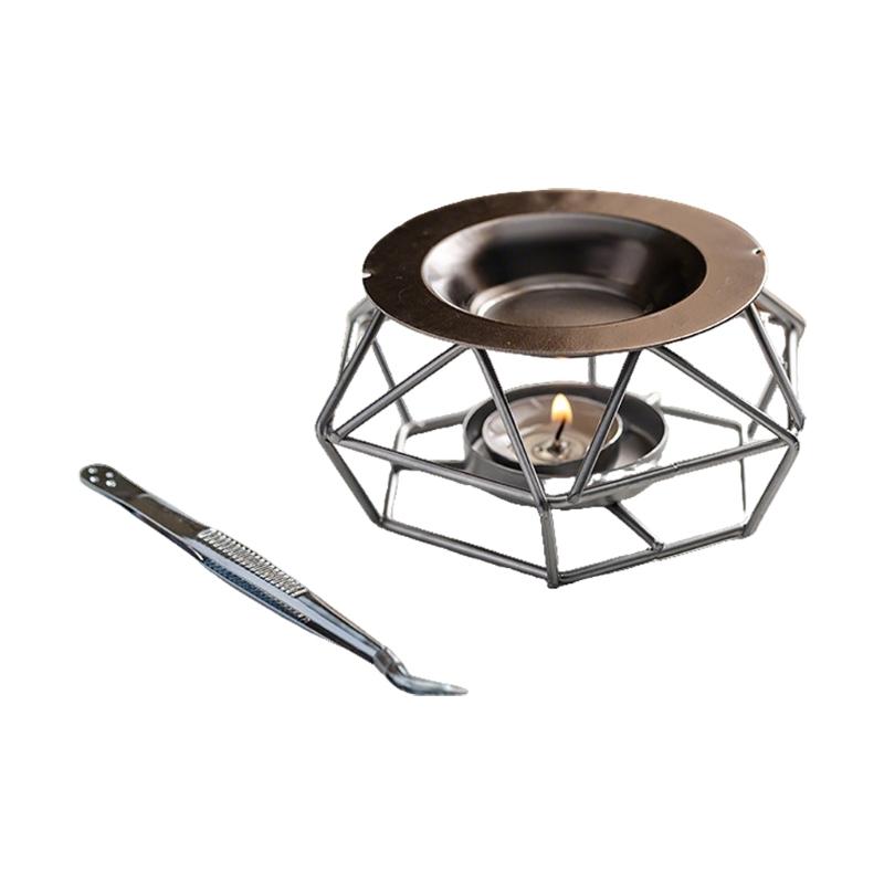 Wax Melt Burners Essential Oil Burners,Iron Oil Burners Tealight Wax Warmer Aromatherapys Holder Candle Scented Diffuser