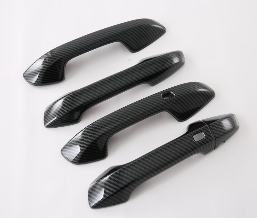 Carbon Fiber Pattern Door Handle Trim for 2018-2023 Kia Ceed 3 CD Proceed SW.