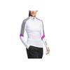 Adidas Jay3lle Striped Slim Fit Long Sleeve T-Shirt Women Tops White IT0872