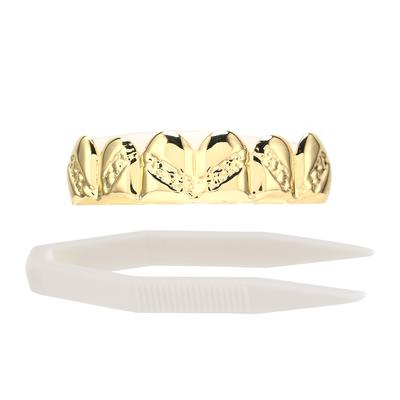 Appareil Dentaire Plaqué Métal Mode Décoration Dentaire Bijoux pour Fête d'Halloween Or