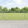 VidaXL Welded Wire Fence with 13 Flanged Posts 1x50 M Galvanized Steel 3352354