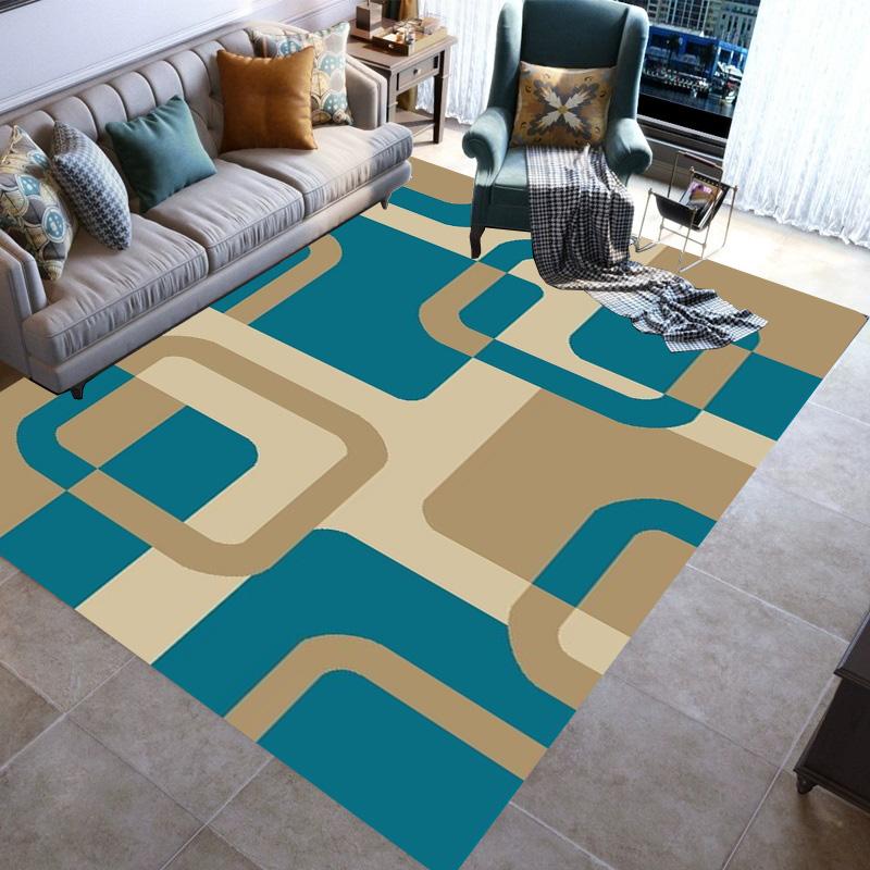 Geometric Modern Rugs Area Carpet Non-slip Floor Mat Door Family Bedroom Carpet Indoor Children's Play Throwing Yoga Mats