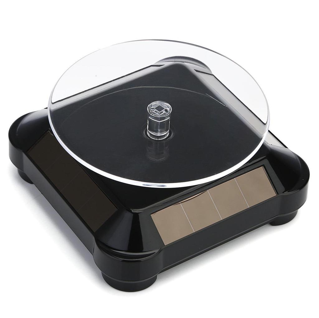 Solar-Powered Baoding Dual-Use Display Stand Turntable for Jewelry and Rotating Platform