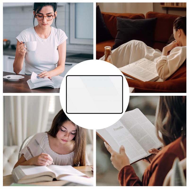 Magnifying Glass180mmx120mm Large Sheet Magnifier Magnifying Glass 3X Ultra-thin Magnifier Loupe Carry Conveniently