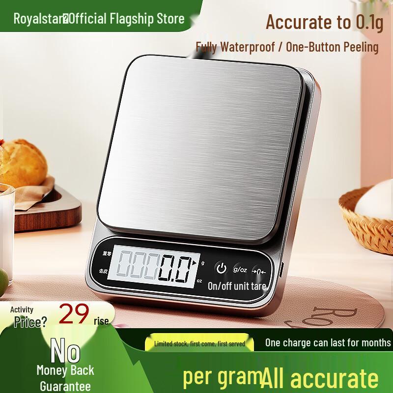 

Royalstar 10kg/0.1g Digital Kitchen Scale