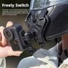 Wide Compatible Helmet Camera Mount Holder with Quick Release and Adjustable Angle for Action Videos
