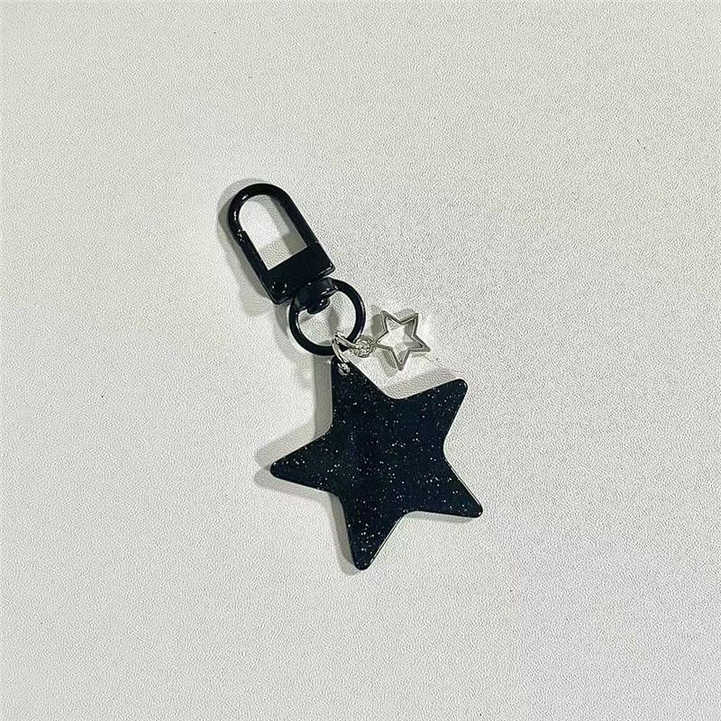 Acrylic Star Pendant Keychain: Y2K Sweet & Cool Five-Pointed Star Design