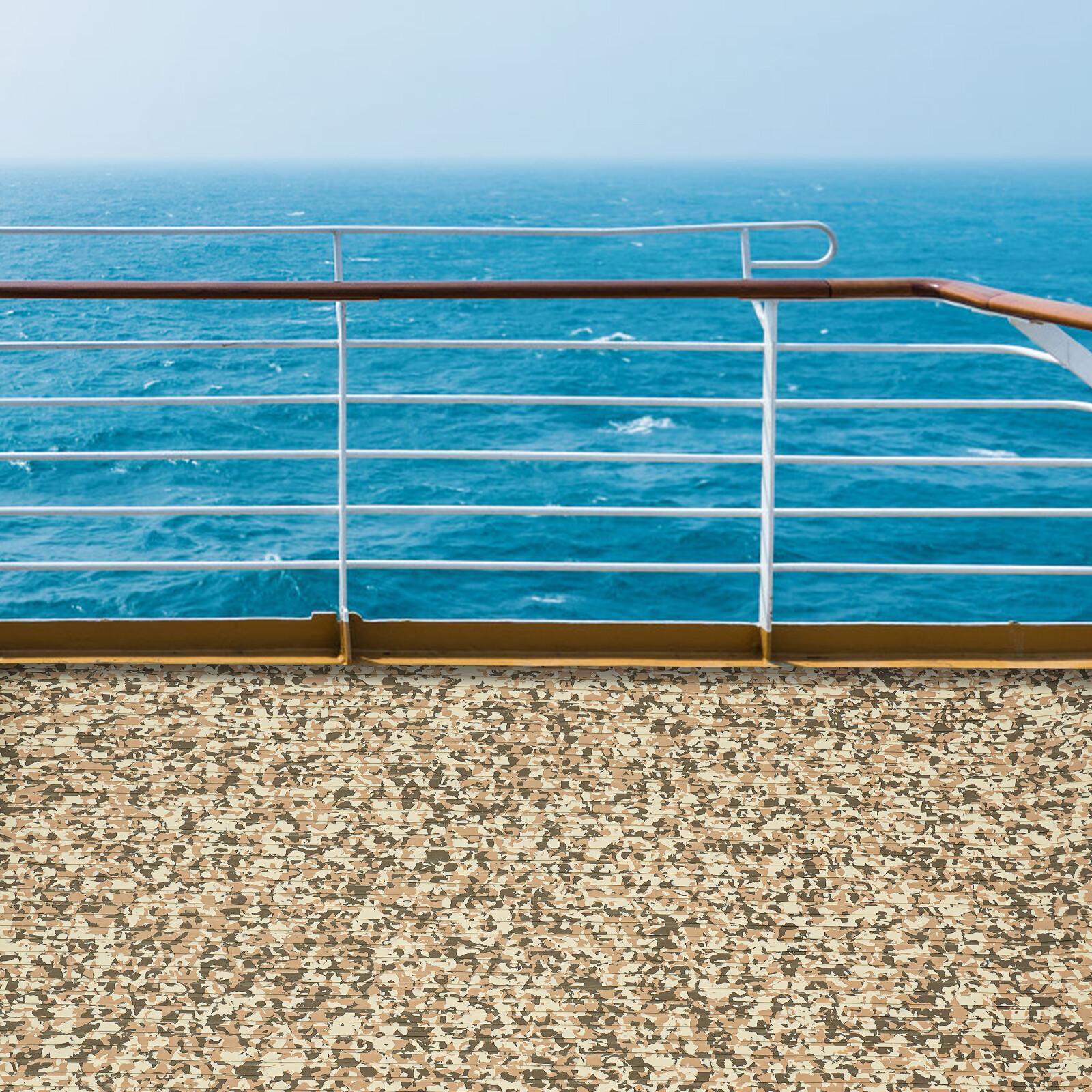 

Extra Large 94x35 Inch Boat Deck Mat, Non-Slip EVA Flooring Sheet with Self-Adhesive Backing, Waterproof Non-slip Marine Carpet United States