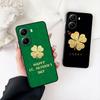Moneys Dollars 100 Clover Protective Cover for Samsung Galaxy S22 S21 S20 FE Ultra Plus A35 A36 A37 A33 A34 A04 A71 Phone Case