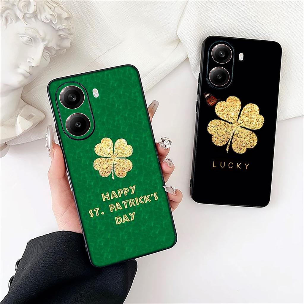 Moneys Dollars 100 Clover Protective Cover for Samsung Galaxy S22 S21 S20 FE Ultra Plus A35 A36 A37 A33 A34 A04 A71 Phone Case