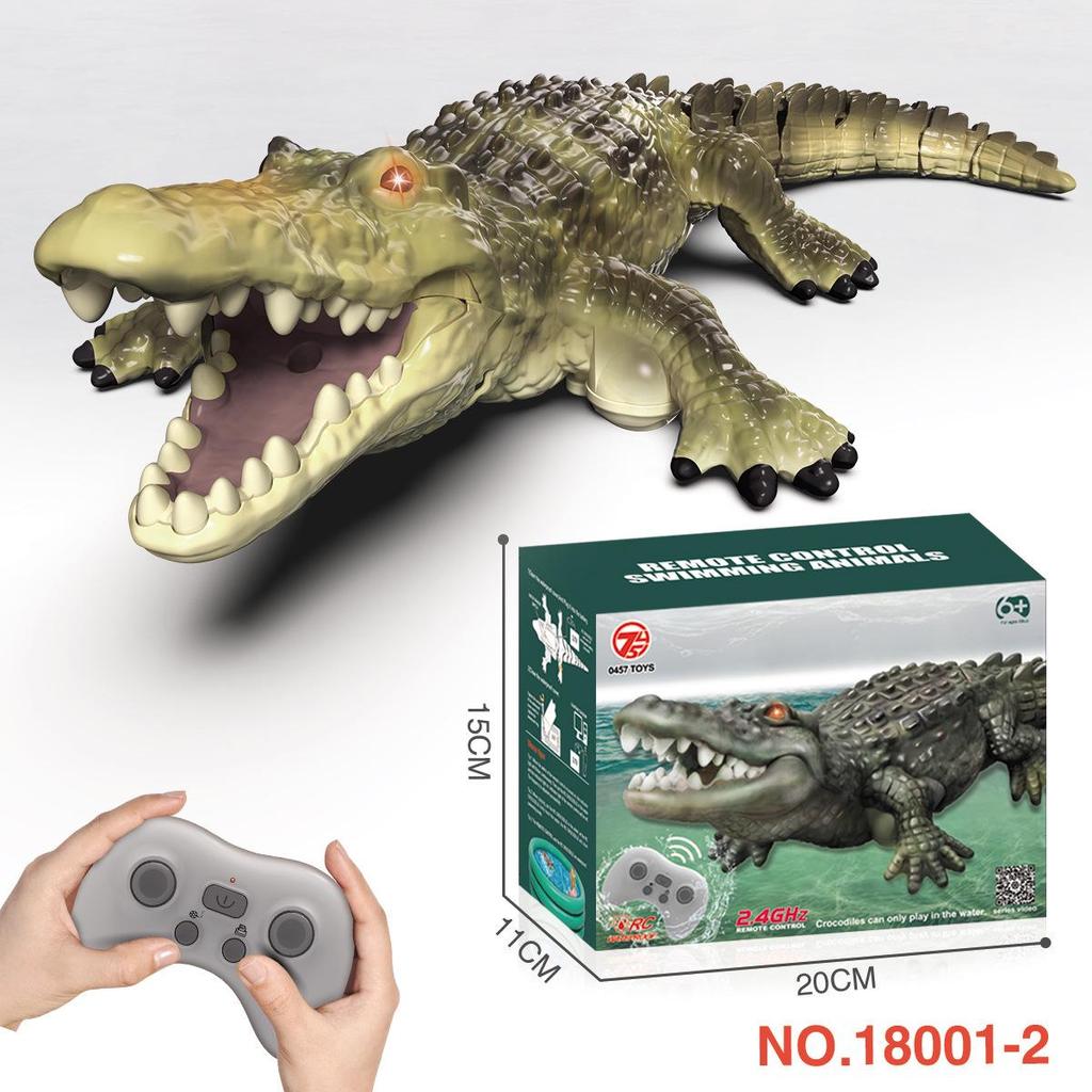 2.4G Remote Control Electric Shark Toy - Wireless Charging Water Toy for Kids