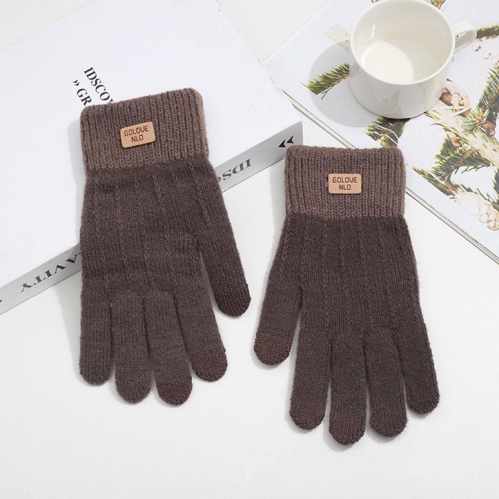Couple's Windproof Touchscreen Gloves - Multiple Colors, Autumn/Winter, Sweet Simple Style for Middle School Students